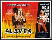 1a187 SWEET SUZY/CHEERLEADERS British quad '70s Russ Meyer's Slaves & 18 Year Old School Girls!