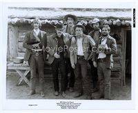 1b035 BUTCH CASSIDY & THE SUNDANCE KID 8.25x10 '69 great portrait of Newman, Redford & the gang!