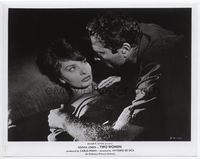 1b322 TWO WOMEN 8x10.25 movie still '61 Vittorio De Sica, Sophia Loren scared close up!