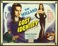 1c290 ALIAS MARY DOW half-sheet movie poster R48 sexiest Sally Eilers, Ray Milland, Lost Identity!
