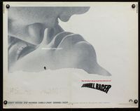 1c366 DOWNHILL RACER half-sheet poster '69 Robert Redford, Camilla Sparv, most classic skiing image!