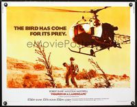 1c387 FIGURES IN A LANDSCAPE half-sheet movie poster '70 Joseph Losey, Robert Shaw