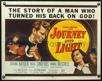 1c441 JOURNEY INTO LIGHT 1/2sh '51 Viveca Lindfors, priest Sterling Hayden turned his back on God!