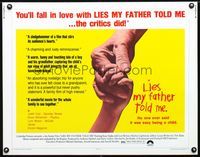 1c466 LIES MY FATHER TOLD ME 1/2sh '75 Jan Kadar, Canadian grandfather/grandson close relationship!