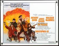 1c526 PASSAGE half-sheet movie poster '79 Anthony Quinn, James Mason, Malcolm McDowell