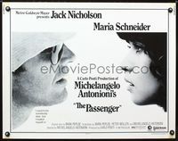 1c527 PASSENGER half-sheet movie poster '75 Jack Nicholson, Maria Schneider, Michelangelo Antonioni