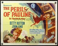1c529 PERILS OF PAULINE style A half-sheet movie poster '47 great art of Betty Hutton swinging!
