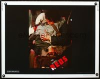 1c543 REDS half-sheet movie poster '81 Warren Beatty as John Reed & Diane Keaton in Russia!