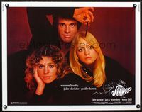 1c560 SHAMPOO half-sheet movie poster '75 Warren Beatty, Julie Christie, Goldie Hawn