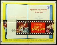 1c568 SONS & LOVERS half-sheet movie poster '60 from D.H. Lawrence's novel, Trevor Howard