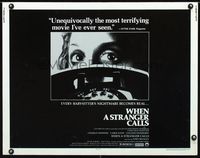 1c635 WHEN A STRANGER CALLS half-sheet movie poster '79 every babysitter's nightmare becomes real!
