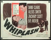 1c638 WHIPLASH half-sheet movie poster '49 Dane Clark & Alexis Smith caught in the grip of love!