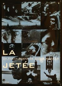 1c198 LA JETTEE Japanese movie poster '90s French sci-fi, cool montage image!