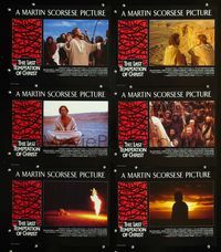 1d305 LAST TEMPTATION OF CHRIST 6 English LCs '88 Martin Scorsese, Willem Dafoe, Harvey Keitel