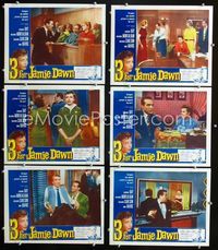 1d212 3 FOR JAMIE DAWN 6 movie lobby cards '56 Laraine Day, Ricardo Montalban, Richard Carlson