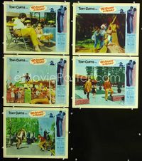 1d436 40 POUNDS OF TROUBLE 5 movie lobby cards '63 Tony Curtis, Suzanne Pleshette