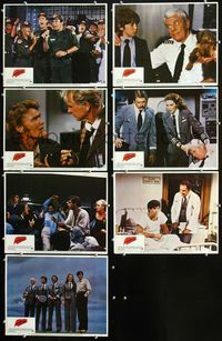 1d006 AIRPLANE 2 7 movie lobby cards '82 Robert Hays, Lloyd Bridges, William Shatner, Peter Graves
