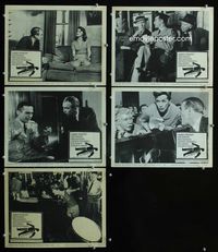 1d445 ANATOMY OF A MURDER 5 movie lobby cards '59 James Stewart, Lee Remick, Otto Preminger