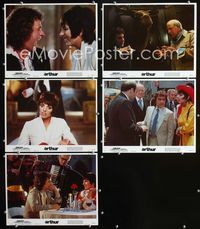 1d448 ARTHUR 5 movie lobby cards '81 Dudley Moore, Liza Minnelli, John Gielgud