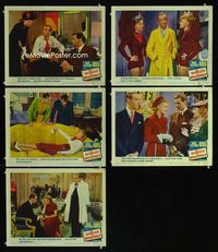1d451 BARKLEYS OF BROADWAY 5 movie lobby cards '49 Fred Astaire & Ginger Rogers in New York!