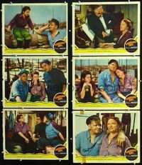 1d223 BARNACLE BILL 6 lobby cards '41 Wallace Beery, Marjorie Main, Leo Carrillo, Virginia Weidler