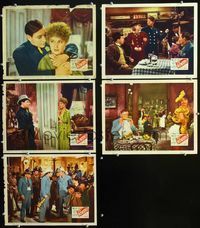 1d458 BOWERY 5 movie lobby cards R46 George Raft, Jackie Cooper, Wallace Beery, Fay Wray