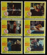 1d232 BUS STOP 6 movie lobby cards '56 sexy Marilyn Monroe, Don Murray