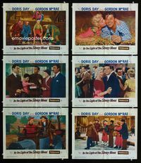 1d234 BY THE LIGHT OF THE SILVERY MOON 6 movie lobby cards '53 Doris Day, Gordon McRae, Billy Gray