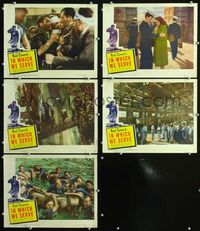 1d519 IN WHICH WE SERVE 5 movie lobby cards '43 Noel Coward, David Lean, John Mills