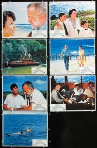 1d093 ISLANDS IN THE STREAM 7 lobby cards '77 Ernest Hemingway, George C. Scott, David Hemmings