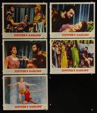 1d524 JUPITER'S DARLING 5 movie lobby cards '55 sexy Esther Williams & Howard Keel