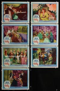 1d100 KITTY 7 movie lobby cards '45 pretty Paulette Goddard, Ray Milland, historical England!