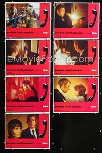 1d101 KLUTE 7 movie lobby cards '71 Donald Sutherland wants to kill sexy call girl Jane Fonda!