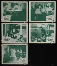 1d530 LAST DAYS OF BOOT HILL 5 lobby cards '47 Charles Starrett as the Durango Kid, Smiley Burnette