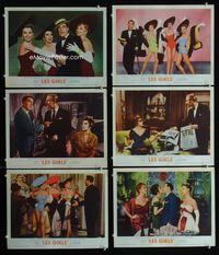 1d307 LES GIRLS 6 movie lobby cards '57 George Cukor, Gene Kelly, Mitzi Gaynor