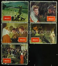 1d534 LION IN WINTER 5 movie lobby cards '68 Katharine Hepburn, Peter O'Toole