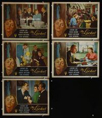 1d536 LOCKET 5 movie lobby cards '46 Laraine Day, Robert Mitchum, Brian Aherne, Gene Raymond