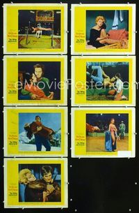 1d111 MAIN ATTRACTION 7 movie lobby cards '62 Pat Boone, sexy Nancy Kwan, Mai Zetterling