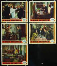 1d540 MAN BETRAYED 5 movie lobby cards '41 John Wayne, Frances Dee