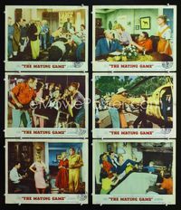 1d322 MATING GAME 6 movie lobby cards '59 Debbie Reynolds, Tony Randall, Paul Douglas
