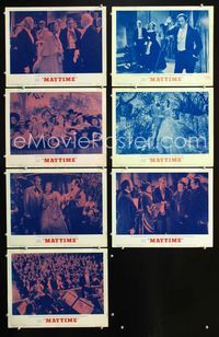 1d119 MAYTIME 7 movie lobby cards R62 Jeanette MacDonald, Nelson Eddy, John Barrymore