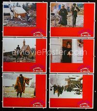 1d323 McCABE & MRS. MILLER 6 int'l lobby cards '71 Robert Altman, Warren Beatty, Julie Christie