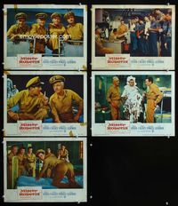 1d545 MISTER ROBERTS 5 movie lobby cards '55 Henry Fonda, James Cagney, William Powell, Jack Lemmon