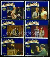 1d333 NIGHT THEY RAIDED MINSKY'S 6 lobby cards '68 Jason Robards, Britt Ekland, William Friedkin