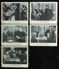 1d549 NINOTCHKA 5 movie lobby cards R62 Greta Garbo, Ernst Lubitsch, Melvyn Douglas