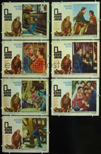1d133 ONE EYED JACKS 7 lobby cards '61 Marlon Brando directed & starred, Karl Malden, Pina Pellicer