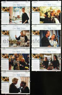 1d135 ONE TRUE THING 7 movie lobby cards '98 Meryl Streep, Renee Zellweger, William Hurt