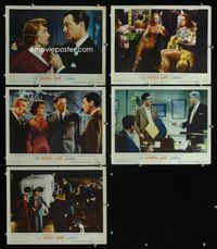 1d553 PARTY GIRL 5 movie lobby cards '58 sexy Cyd Charisse, Robert Taylor, Nicolas Ray
