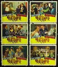 1d343 PLAYMATES 6 movie lobby cards '41 Kay Kyser & His Band, John Barrymore, Lupe Velez