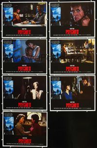 1d145 PSYCHO II 7 LCs '83 Anthony Perkins as Norman Bates, Vera Miles, Meg Tilly, Robert Loggia